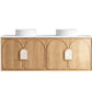 Laguna Mark II 1500mm Woodland Oak Wall Hung Vanity