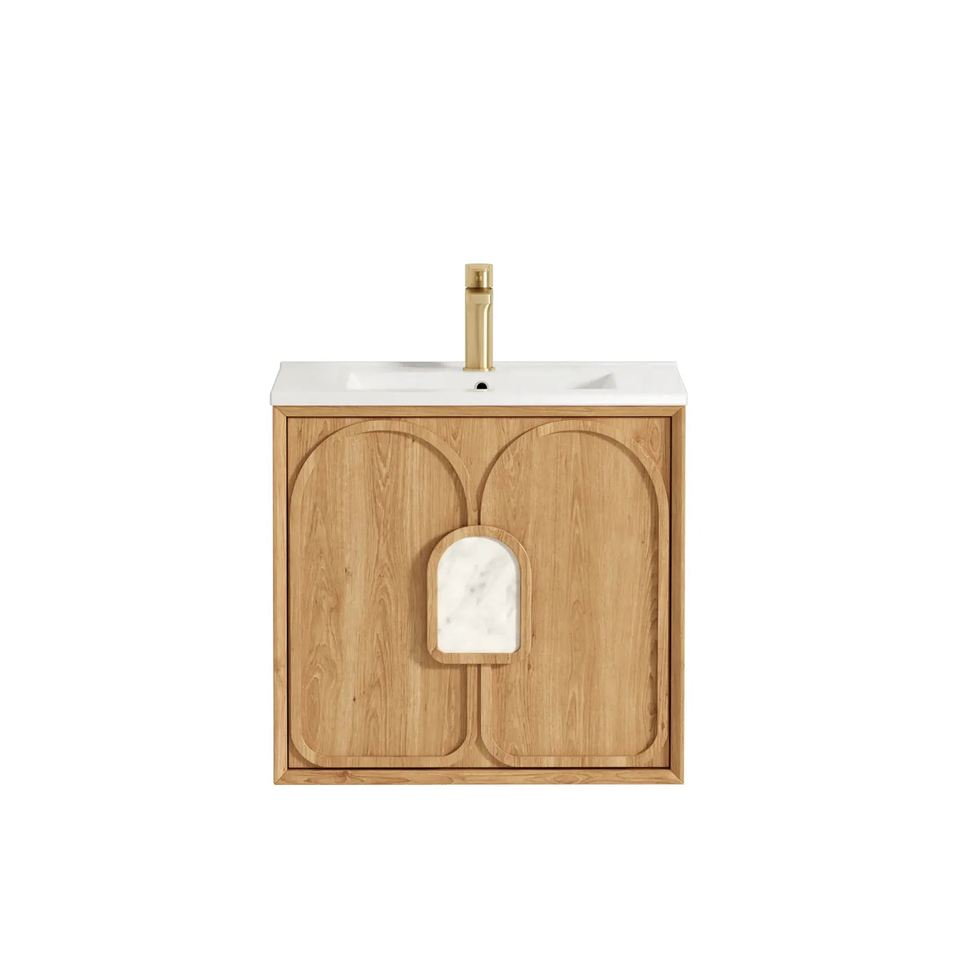 Laguna Mark II 600mm Woodland Oak Wall Hung Vanity