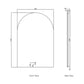 LED Archie 1500(H)x1000(W) Frameless Mirror