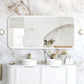 LED Newport 1500(W)x750(H) White Metal Frame Mirror- Install Horizontal or Vertical