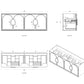 Laguna Mark II 1500mm Black Oak Wall Hung Vanity