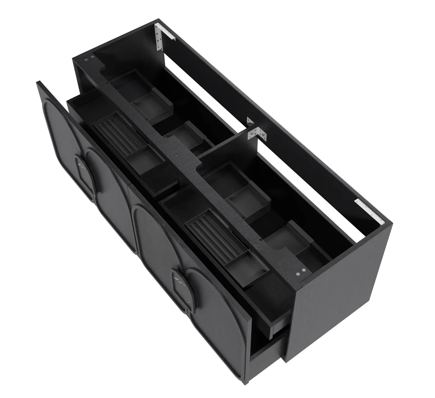 Laguna Mark II 1500mm Black Oak Wall Hung Vanity
