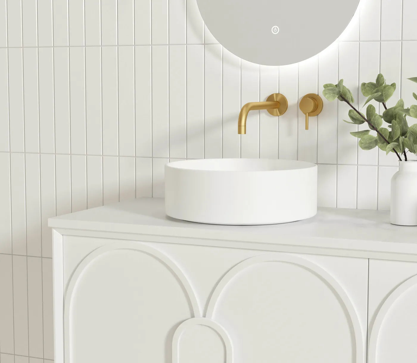 Laguna Mark II 1500mm Matte White Wall Hung Vanity