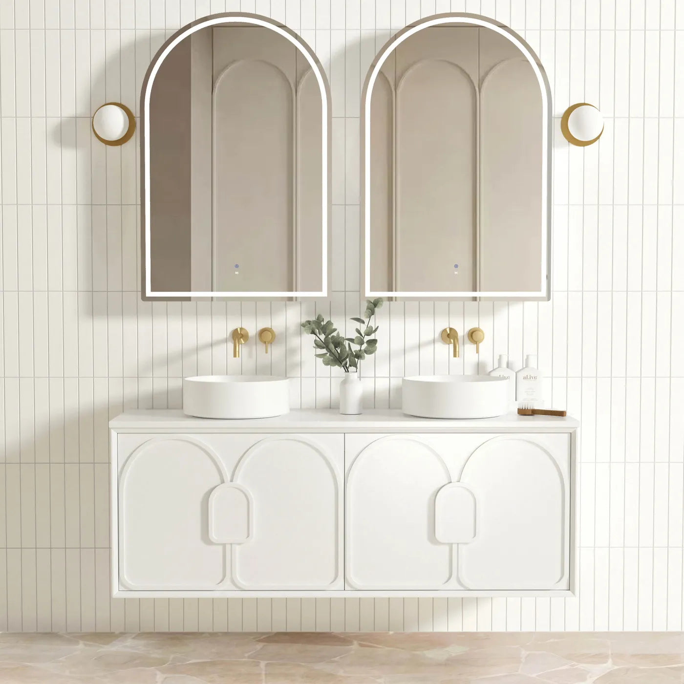 Laguna Mark II 1500mm Matte White Wall Hung Vanity