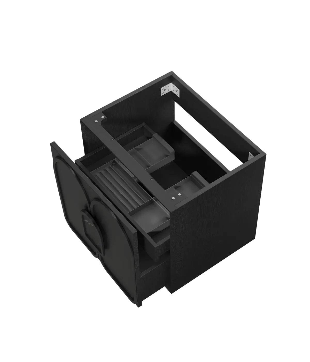 Laguna Mark II 600mm Black Oak Wall Hung Vanity