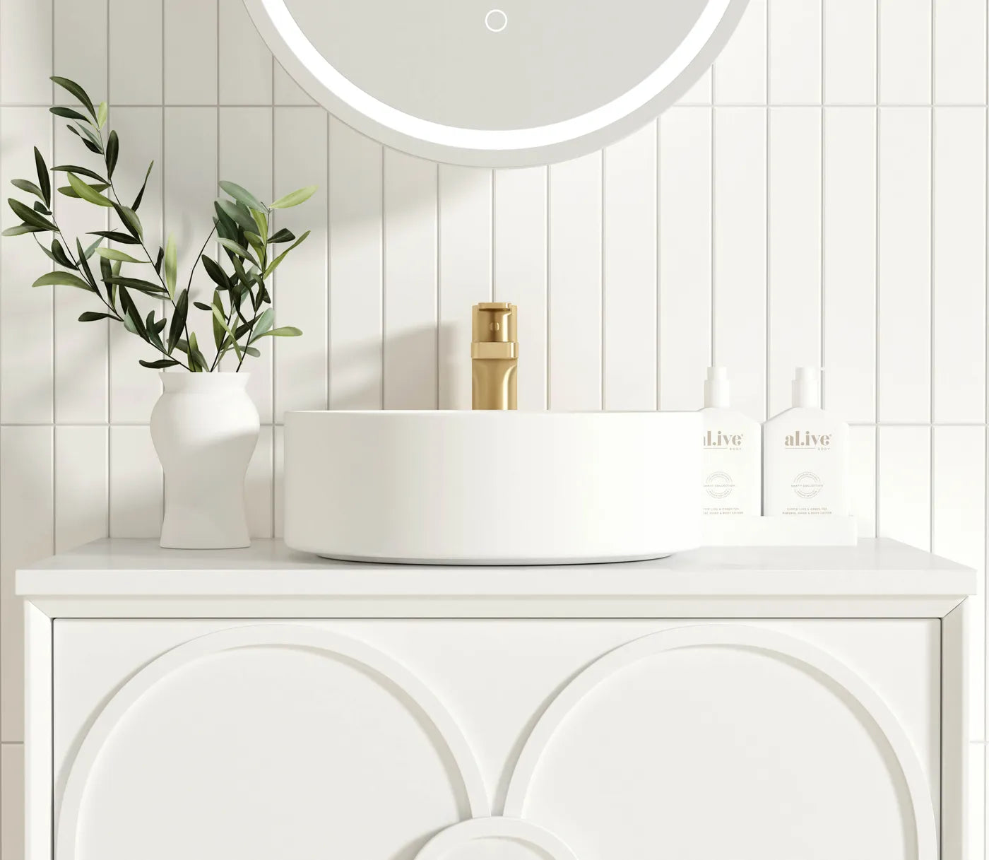 Laguna Mark II 750mm Matte White Wall Hung Vanity