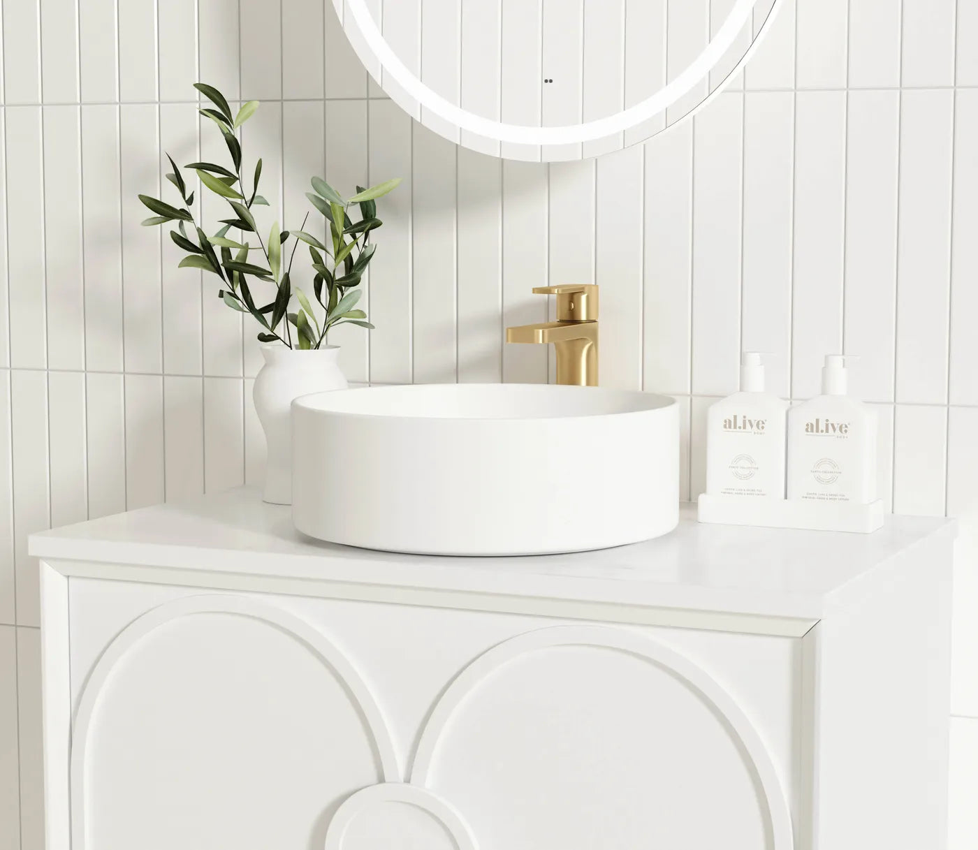 Laguna Mark II 750mm Matte White Wall Hung Vanity