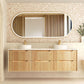 Byron Fluted 1800mm Woodland Oak Wall Hung Vanity