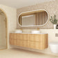 Byron Fluted 1800mm Woodland Oak Wall Hung Vanity
