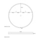 LED Bronte 800mm Mirror Speaker Touch Sensor Old Stock Clearance - Purchased as is - No Warranty