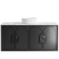Laguna Mark II 1200mm Black Oak Wall Hung Vanity