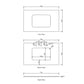 Laguna Mark II 750mm Black Oak Wall Hung Vanity