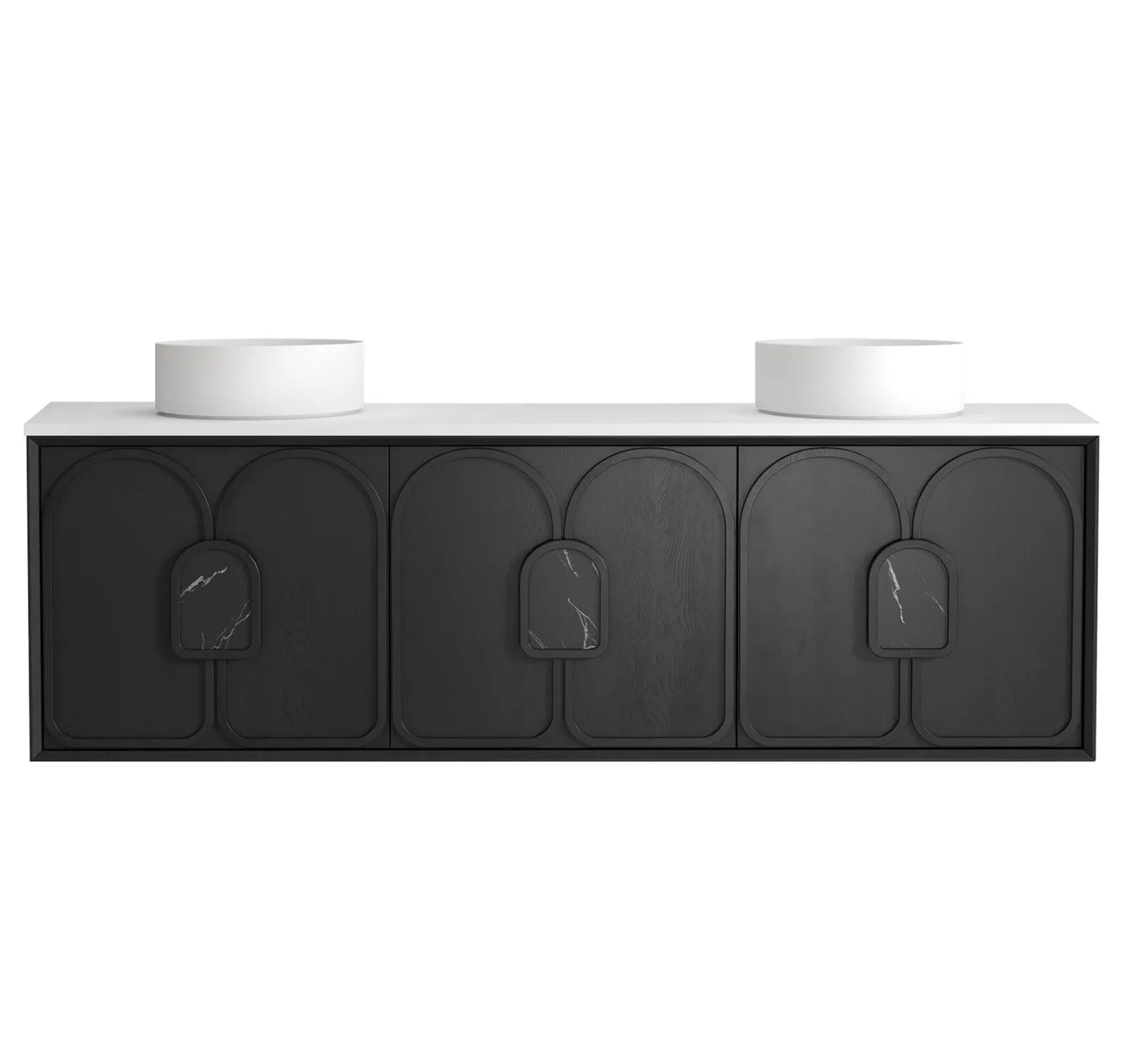 Laguna Mark II 1800mm Black Oak Wall Hung Vanity