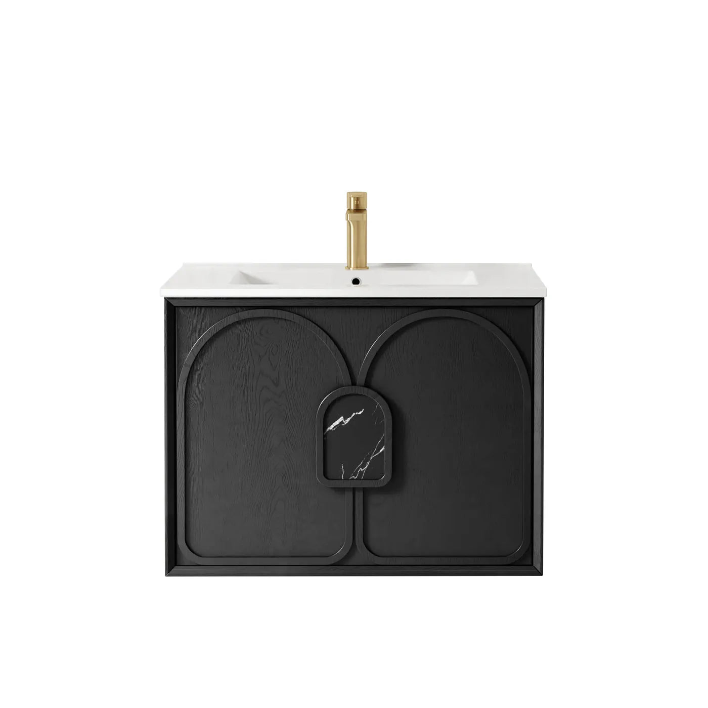 Laguna Mark II 750mm Black Oak Wall Hung Vanity