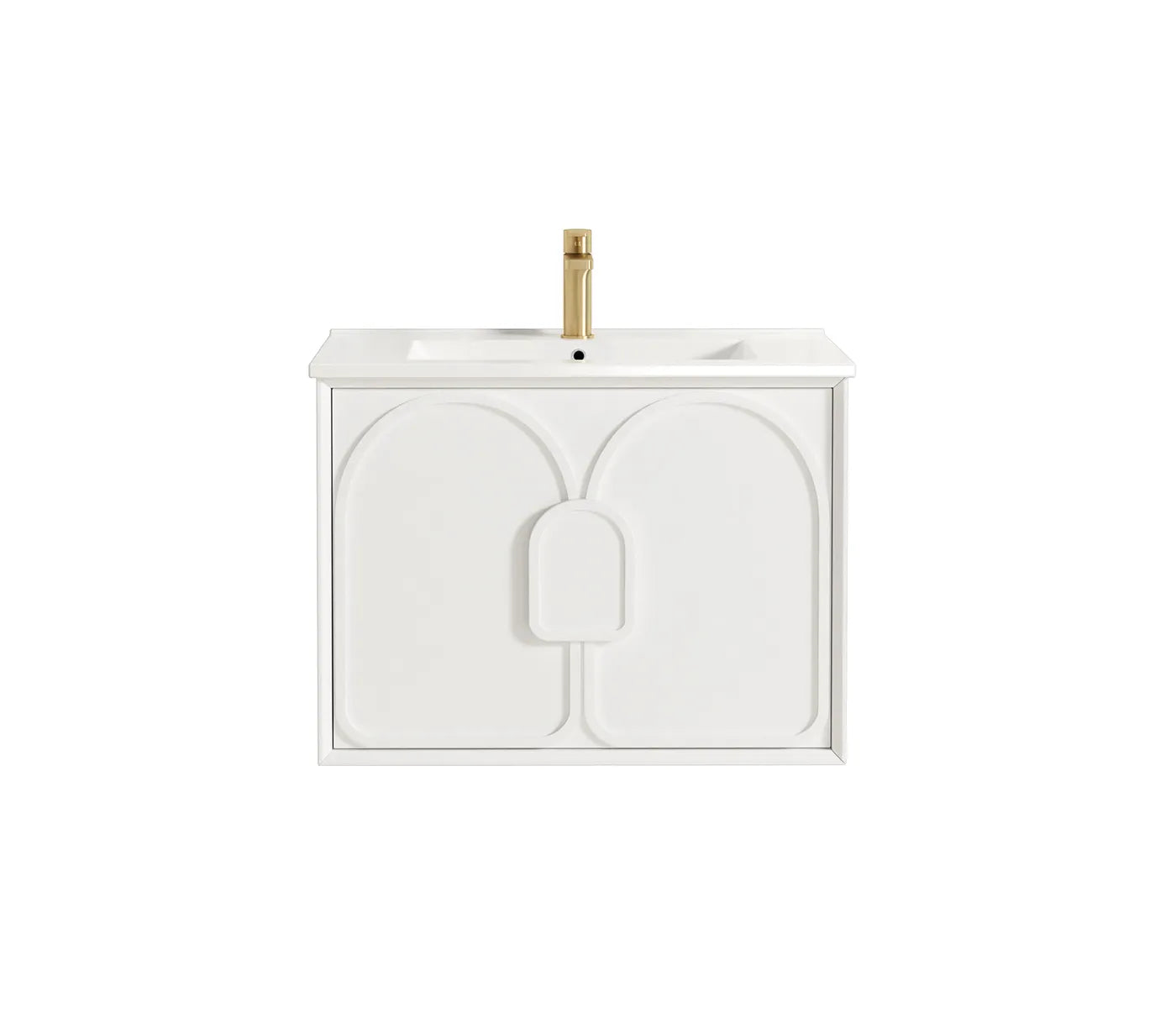 Laguna Mark II 750mm Matte White Wall Hung Vanity
