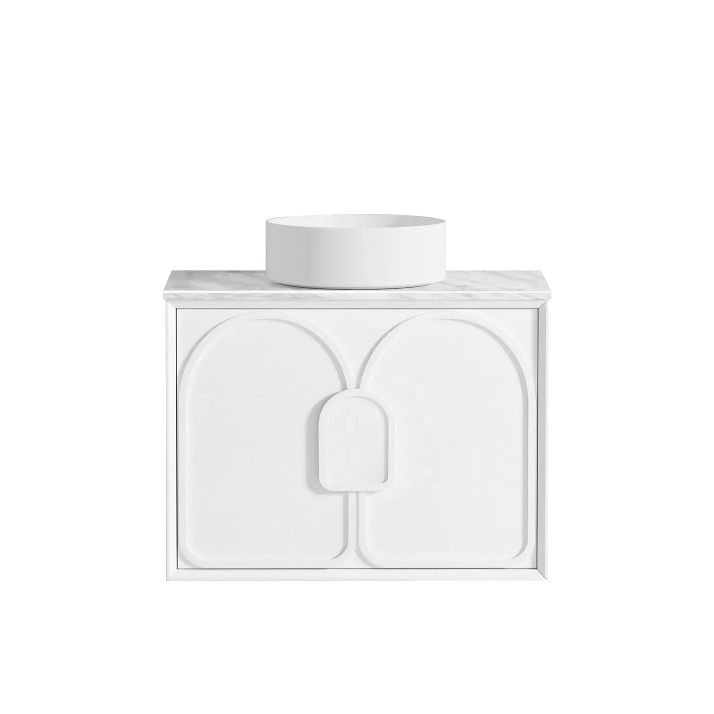 Laguna Mark II 750mm Matte White Wall Hung Vanity