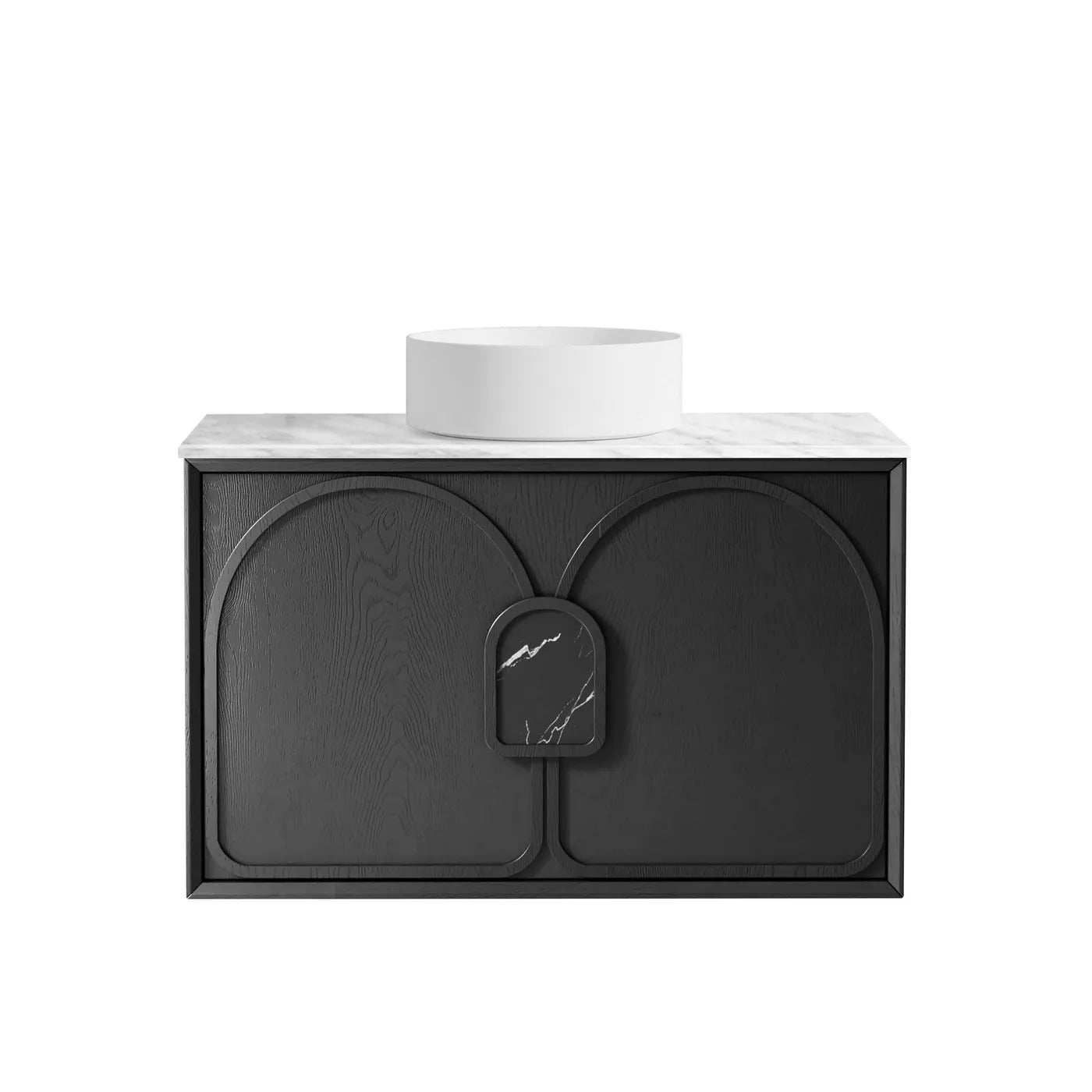 Laguna Mark II 900mm Black Oak Wall Hung Vanity