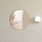 London 700mm Gold Metal Frame Tuffi Mirror