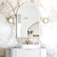 LED Archie 1200(H)x800(W) White Metal Frame Mirror