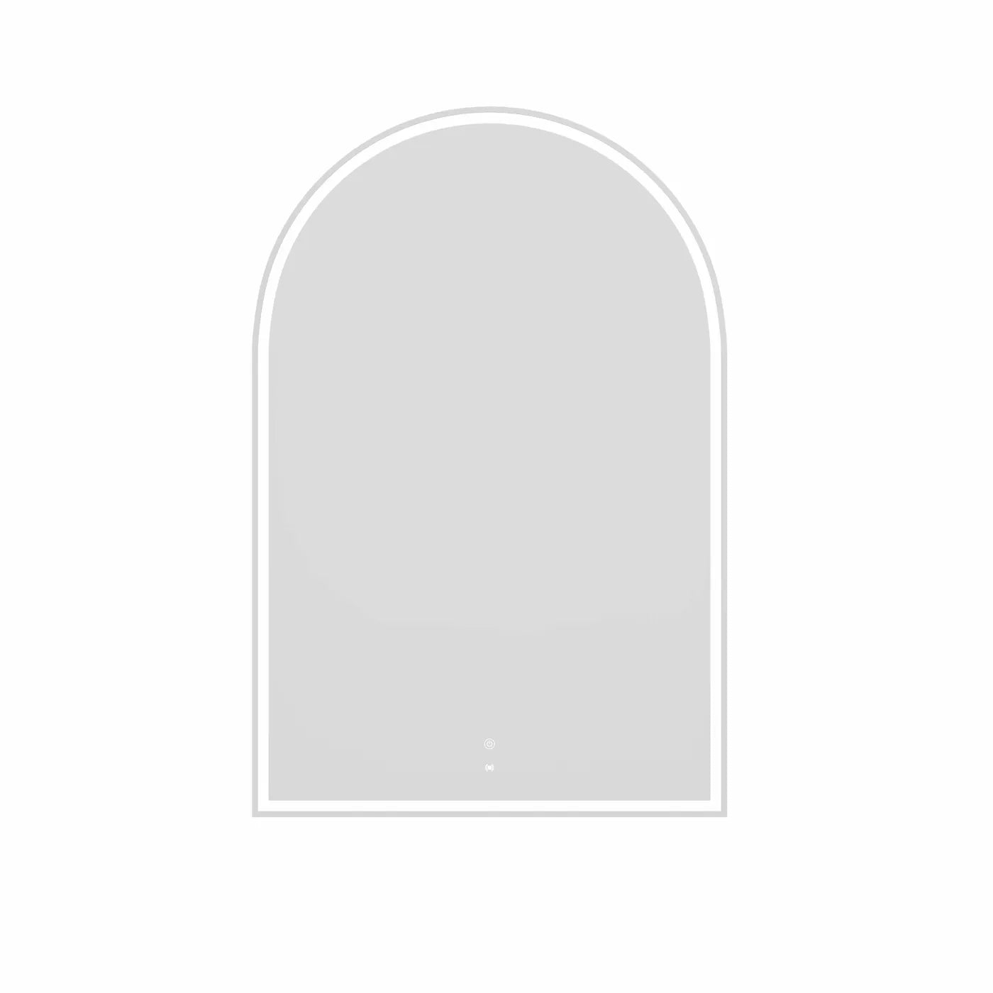 LED Archie 1200(H)x800(W) White Metal Frame Mirror