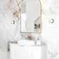 LED Archie 1200(H)x800(W) Gold Metal Frame Mirror