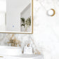 LED Archie 1500(H)x1000(W) Gold Metal Frame Mirror