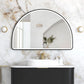 LED Moonlight Archie 800(H)x1200(W) Black Metal Frame Mirror