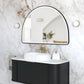 LED Moonlight Archie 800(H)x1200(W) Black Metal Frame Mirror
