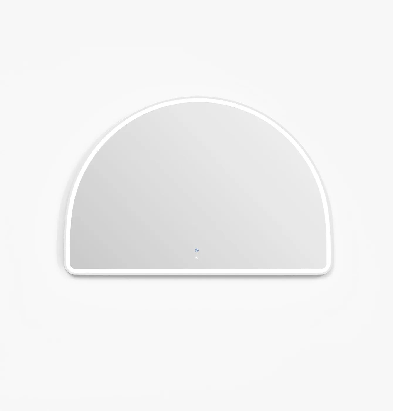 LED Moonlight Archie 800(H)x1200(W) White Metal Frame Mirror