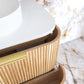Havana Fluted 750mm Woodland Oak Wall Hung Curve Vanity