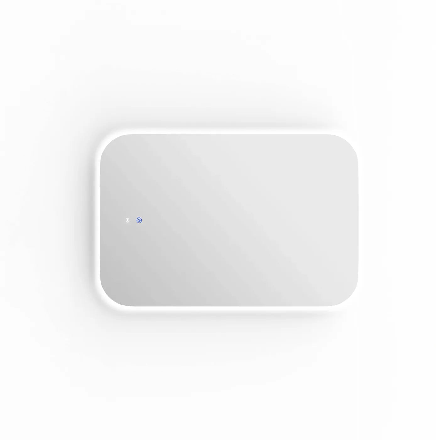 LED Newport 900(H)x600(W) Frameless Back Lit Tuffi Mirror - Install Horizontal or Vertical