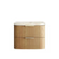 Havana Fluted 750mm Woodland Oak Wall Hung Curve Vanity
