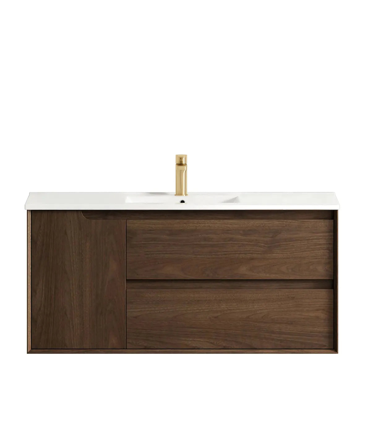 Byron 1200mm Sable Walnut Wall Hung Vanity