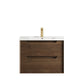 Byron 750mm Sable Walnut Wall Hung Vanity