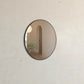 London 700mm Black Metal Frame Tuffi Mirror