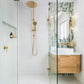 Bondi 750mm Natural Oak Wall Hung Curve Vanity (12TH & NTH Only)