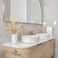 Bondi 1500mm Natural Oak Wall Hung Curve Vanity