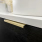 Bondi 1200mm Black Oak Wall Hung Curve Vanity