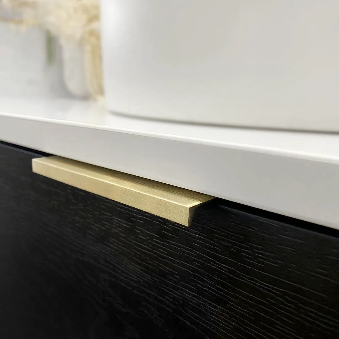 Bondi 1200mm Black Oak Wall Hung Curve Vanity