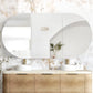 Bondi 1800mm Natural Oak Wall Hung Curve Vanity