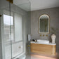 Bondi 1200mm Natural Oak Wall Hung Curve Vanity