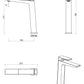 Tiago Tall Basin Mixer